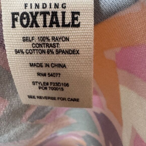 NEW Finding Foxtale Girls Artist Dress Size 8 Limon Pink Retro Colorful $58 - Picture 10 of 11